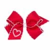 Wee Ones Gifts & Accessories Moonstitch Heart Bow