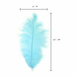 Zucker Embellishments Ostrich Feather (Light Turquoise)