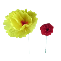 Fiesta Supplies Paper Flowers (Pack Of 3)