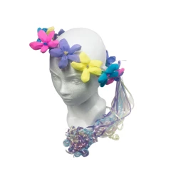 Fiesta Supplies Paper Flower Crown 1960's